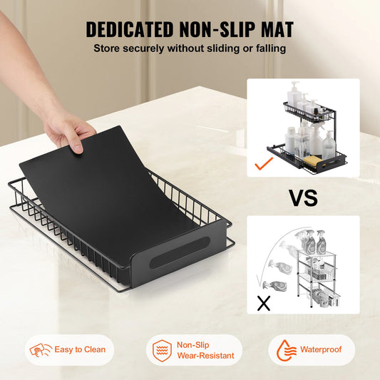 2-Tier Pull-Out Under Sink Organizer