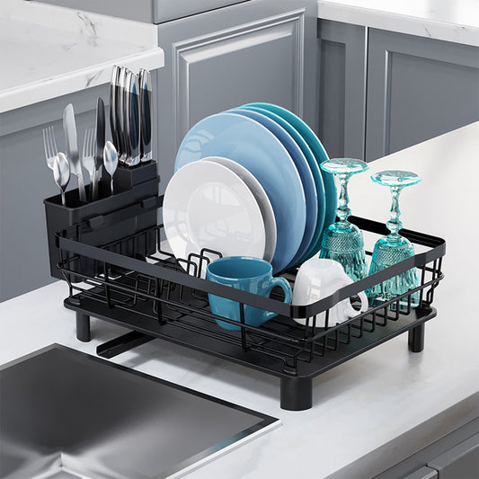Modern Dish Drying Rack with Drainboard